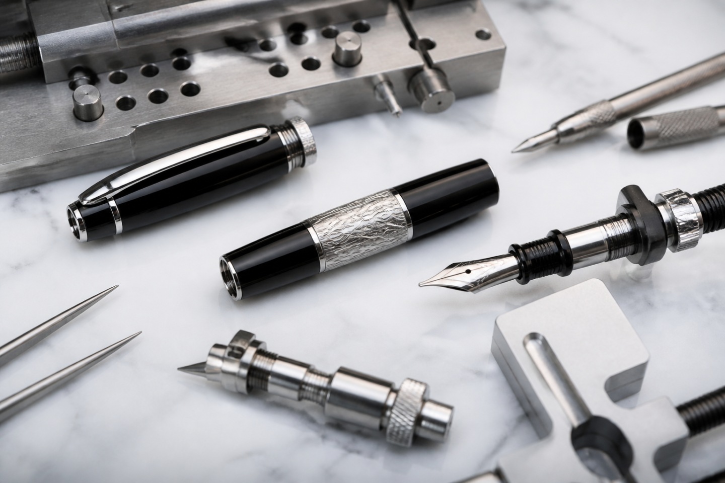 Marca pessoal ou parte da história — imagem editorial exclusiva relacionada a Gravações personalizadas em uma Montblanc