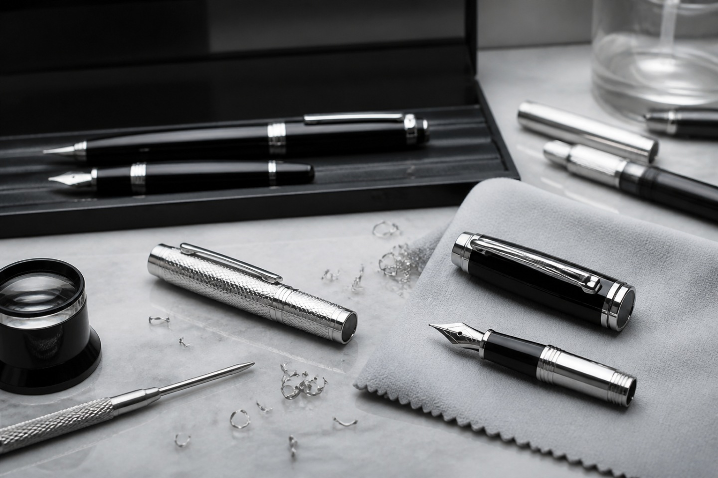 Remover nem sempre é preservar — imagem editorial exclusiva relacionada a Gravações personalizadas em uma Montblanc