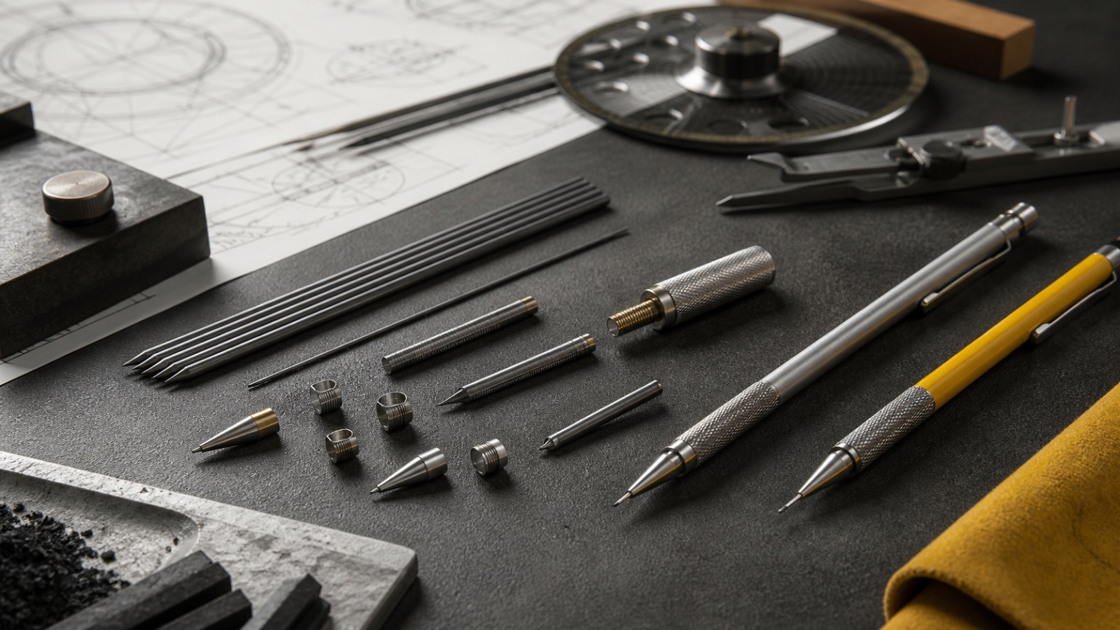 Lapiseiras Montblanc: mecanismos, grafites e cuidados