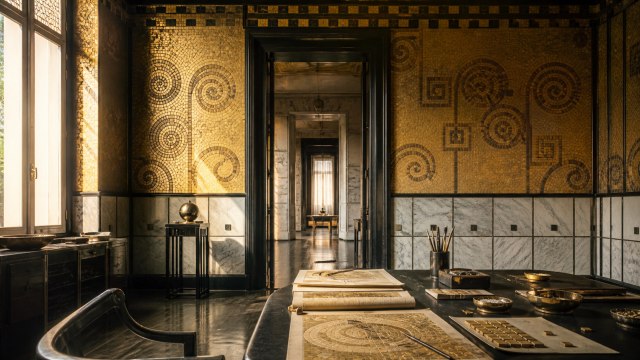 Maîtres de l'art Gustav Klimt : or, ornement et Vienne Secession