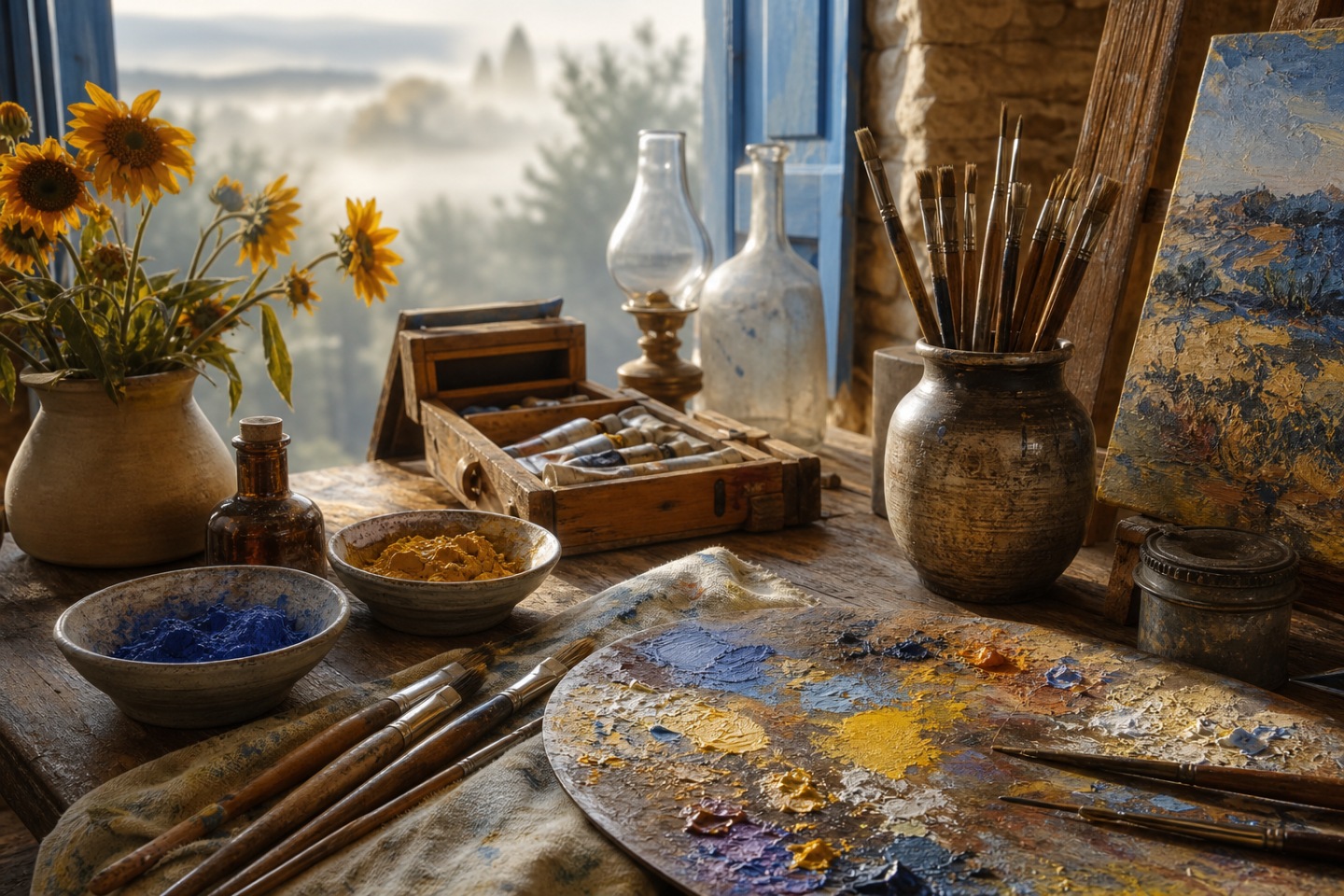 Contexto e design — imagem editorial exclusiva relacionada a Masters of Art Vincent van Gogh: cor, movimento e matéria