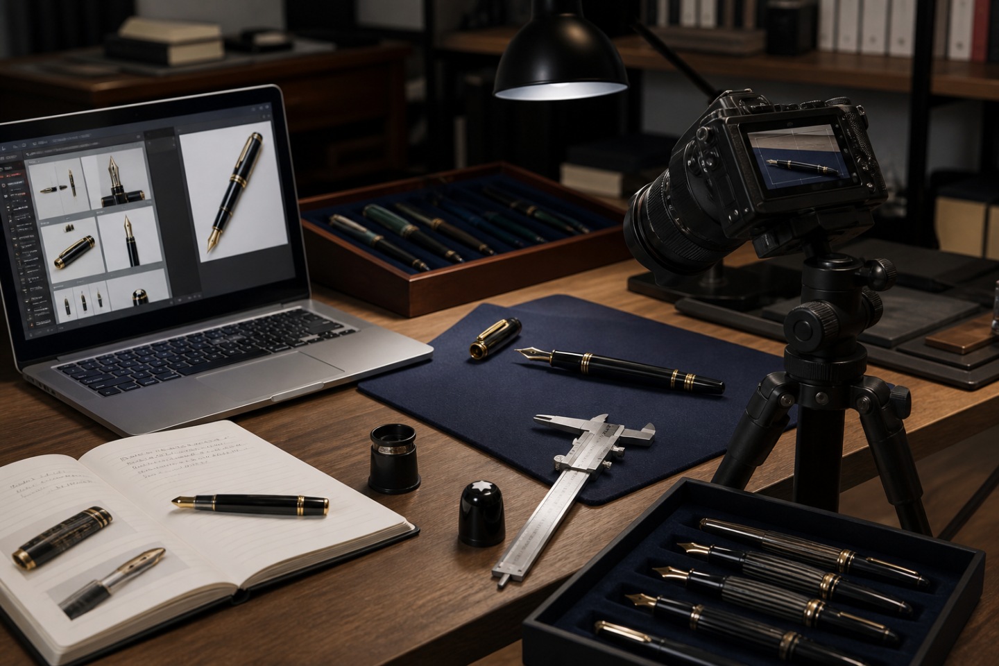 Imagens e histórico — imagem editorial exclusiva relacionada a Como catalogar uma coleção de Montblanc