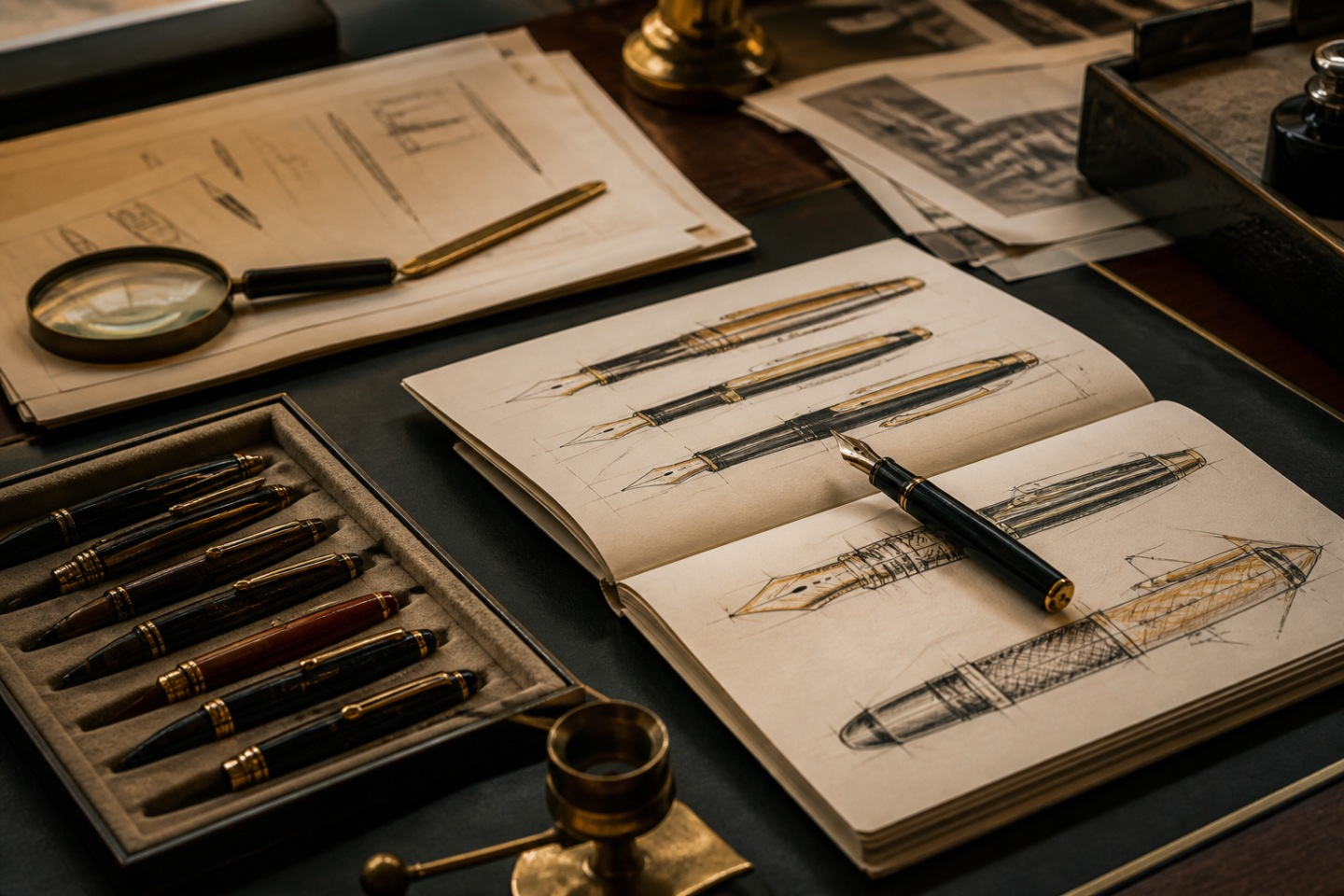 Arquivo como inspiração — imagem editorial exclusiva relacionada a Heritage Collection: quando a Montblanc revisita seus arquivos
