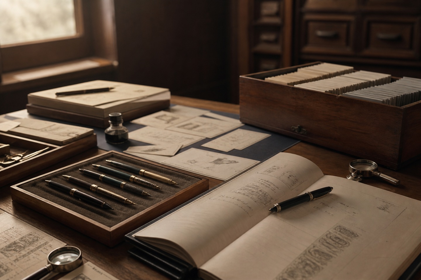 Colecionar relações — imagem editorial exclusiva relacionada a Heritage Collection: quando a Montblanc revisita seus arquivos