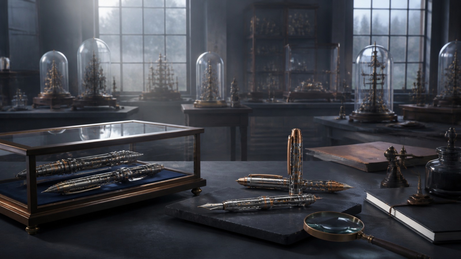 Montblanc Skeleton-Fountain Pens: Struktur, Transparenz und hohe Komplexität