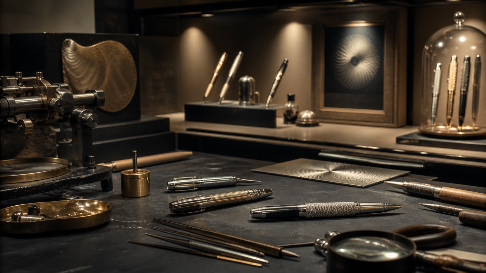 Montblanc Solitaire: metales, lacas y guilloché más allá de la resina clásica