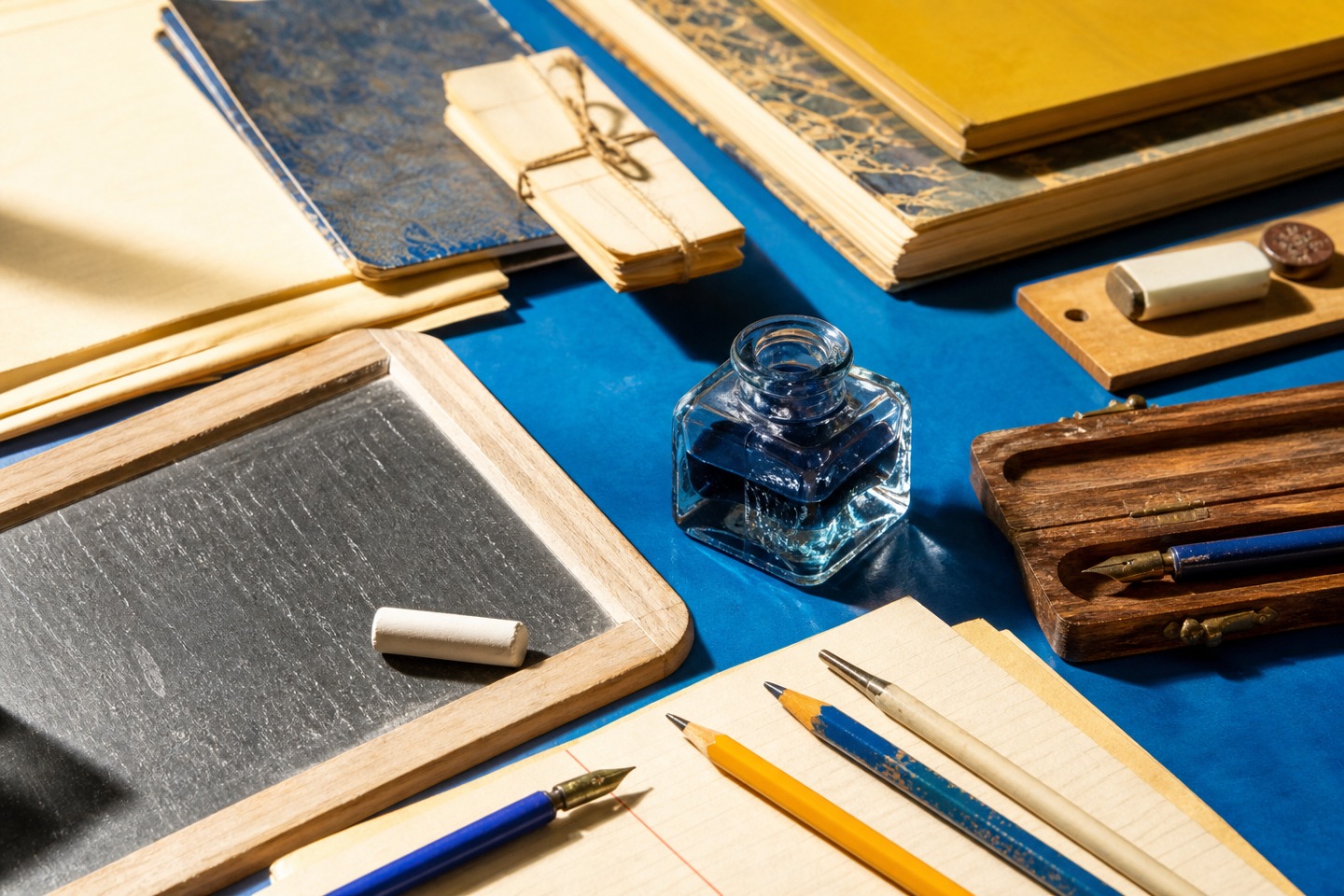 Contexto e design — imagem editorial exclusiva relacionada a Montblanc e UNICEF: escrita, educação e edições de parceria