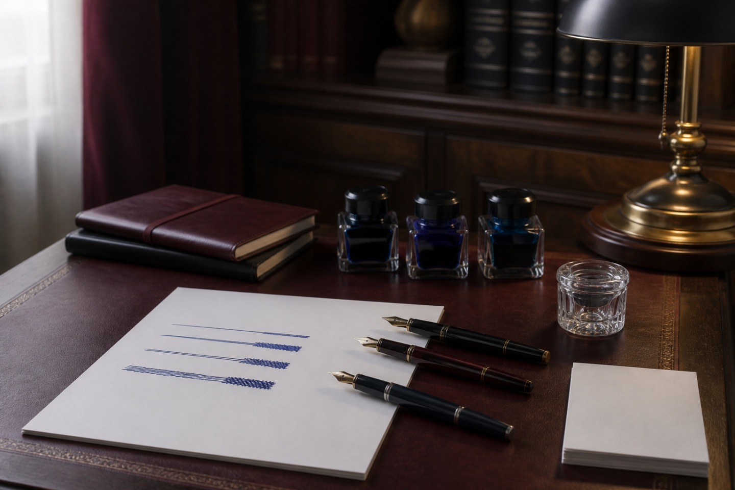 Escolha pela sua escrita — imagem editorial exclusiva relacionada a Penas Montblanc: como escolher a largura do traço