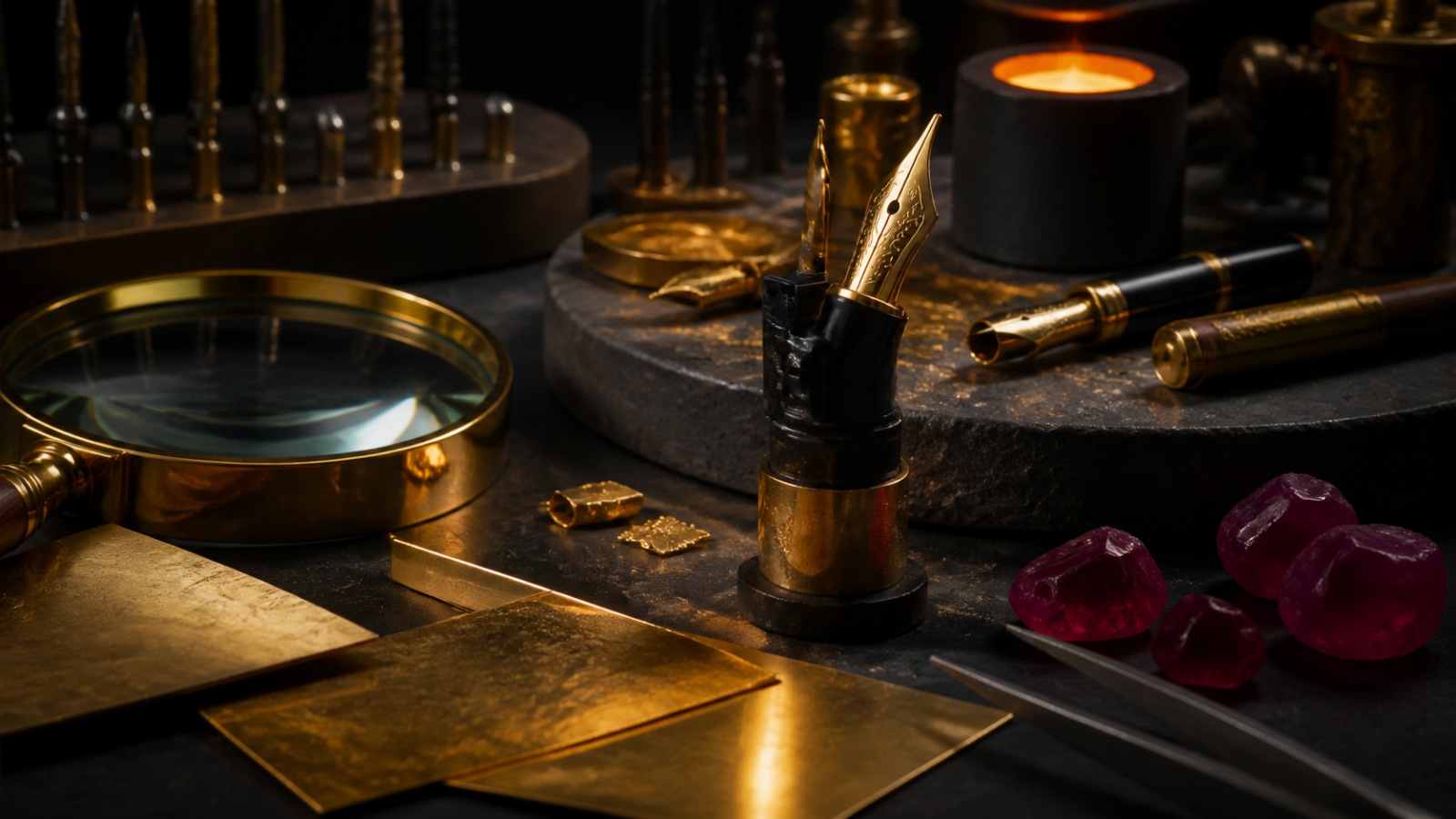 Penas de ouro Montblanc: ligas, gravações e comportamento