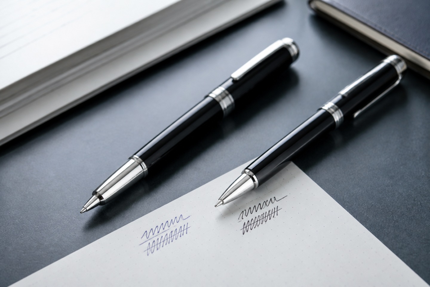 Rotina de uso — imagem editorial exclusiva relacionada a Rollerball ou esferográfica Montblanc: qual escolher?