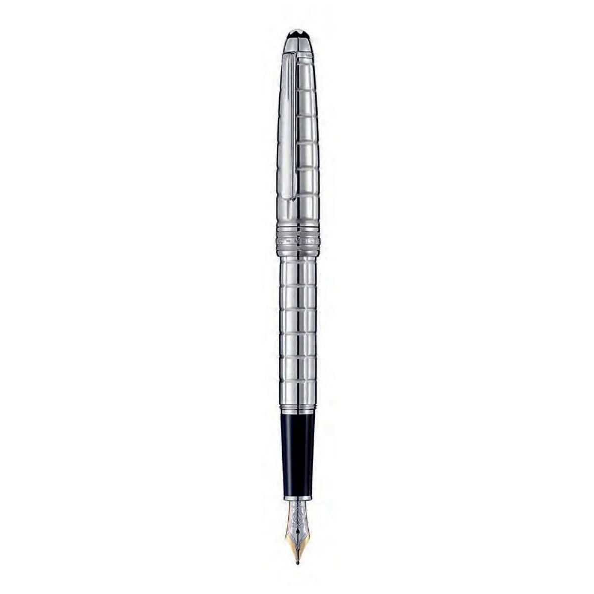 Platinum-Plated Facet Solitaire Classique Fountain Pen, référence 38243