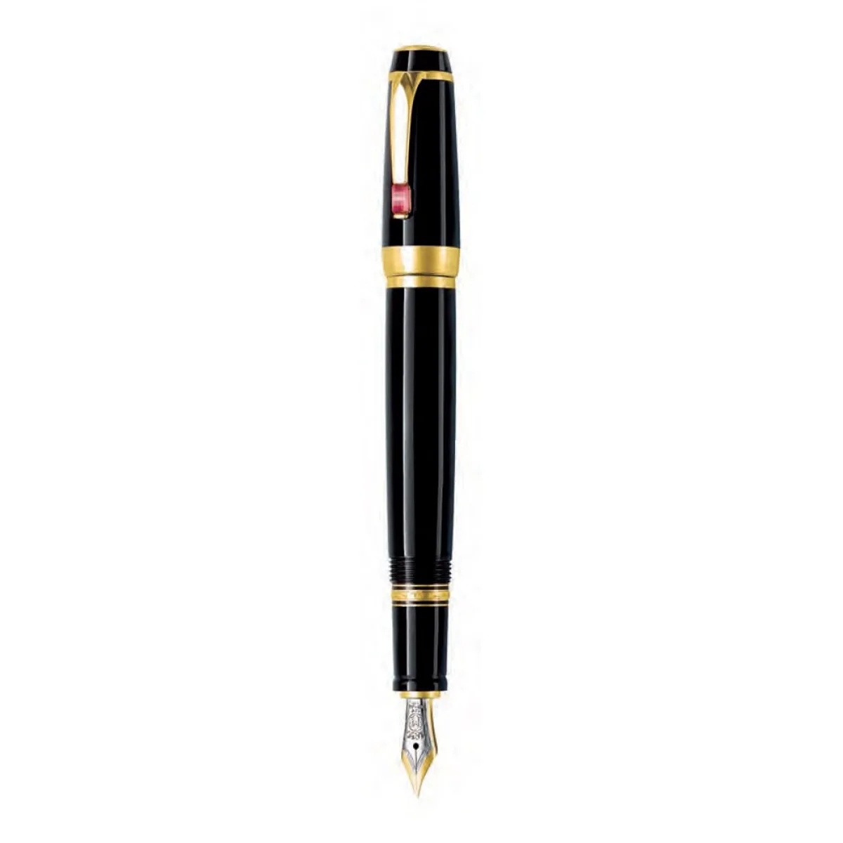Rouge/Gold Resin Fountain Pen, référence 3665