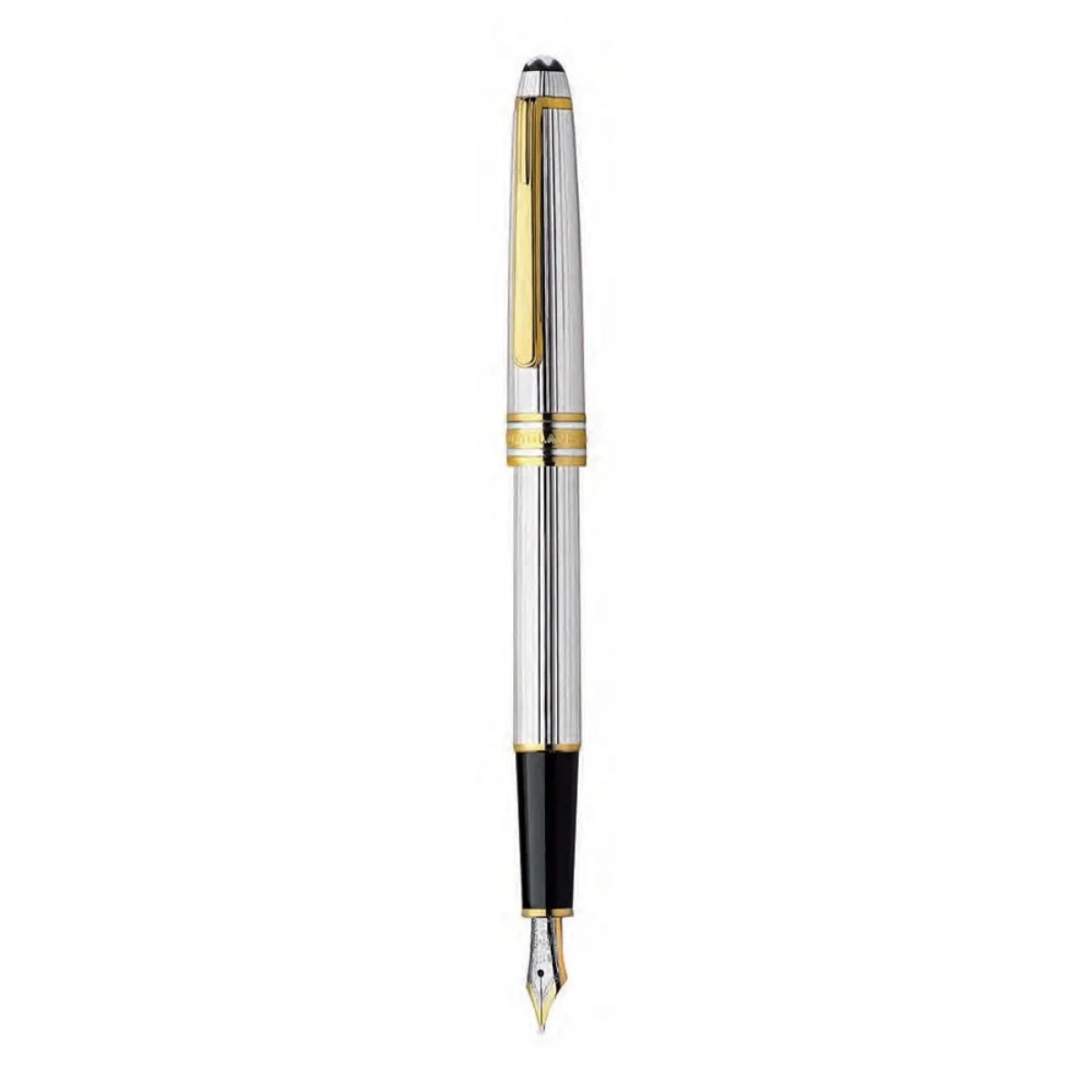 Sterling Silver Solitaire Classique Fountain Pen, Referenz 13845