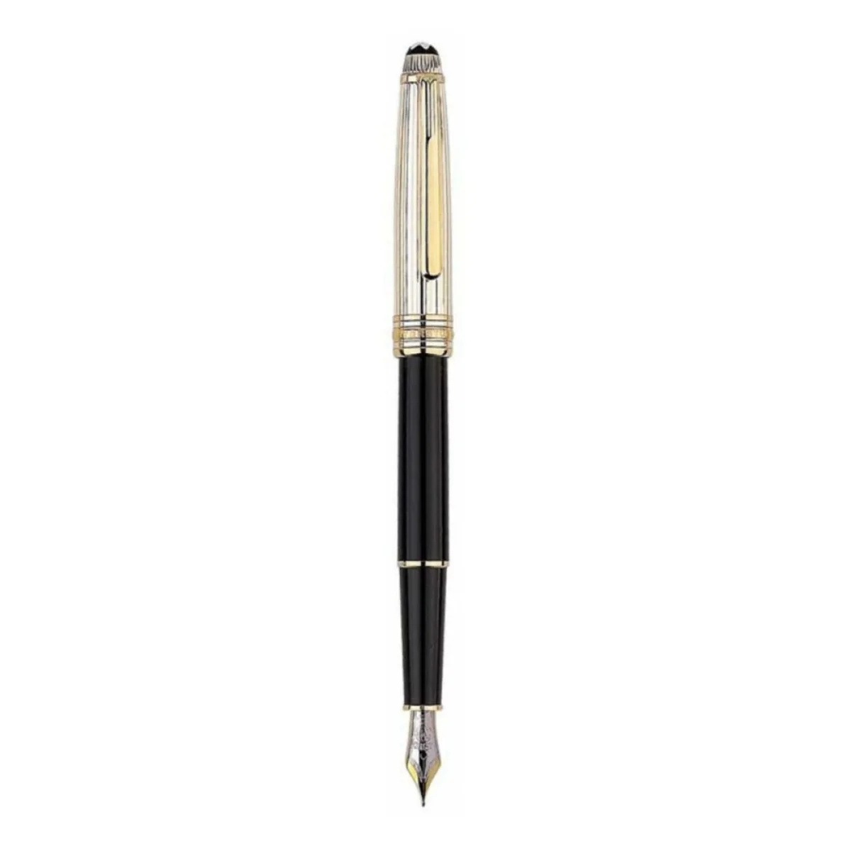 Sterling Silver Solitaire Doué Classique Fountain Pen, Referenz 17313