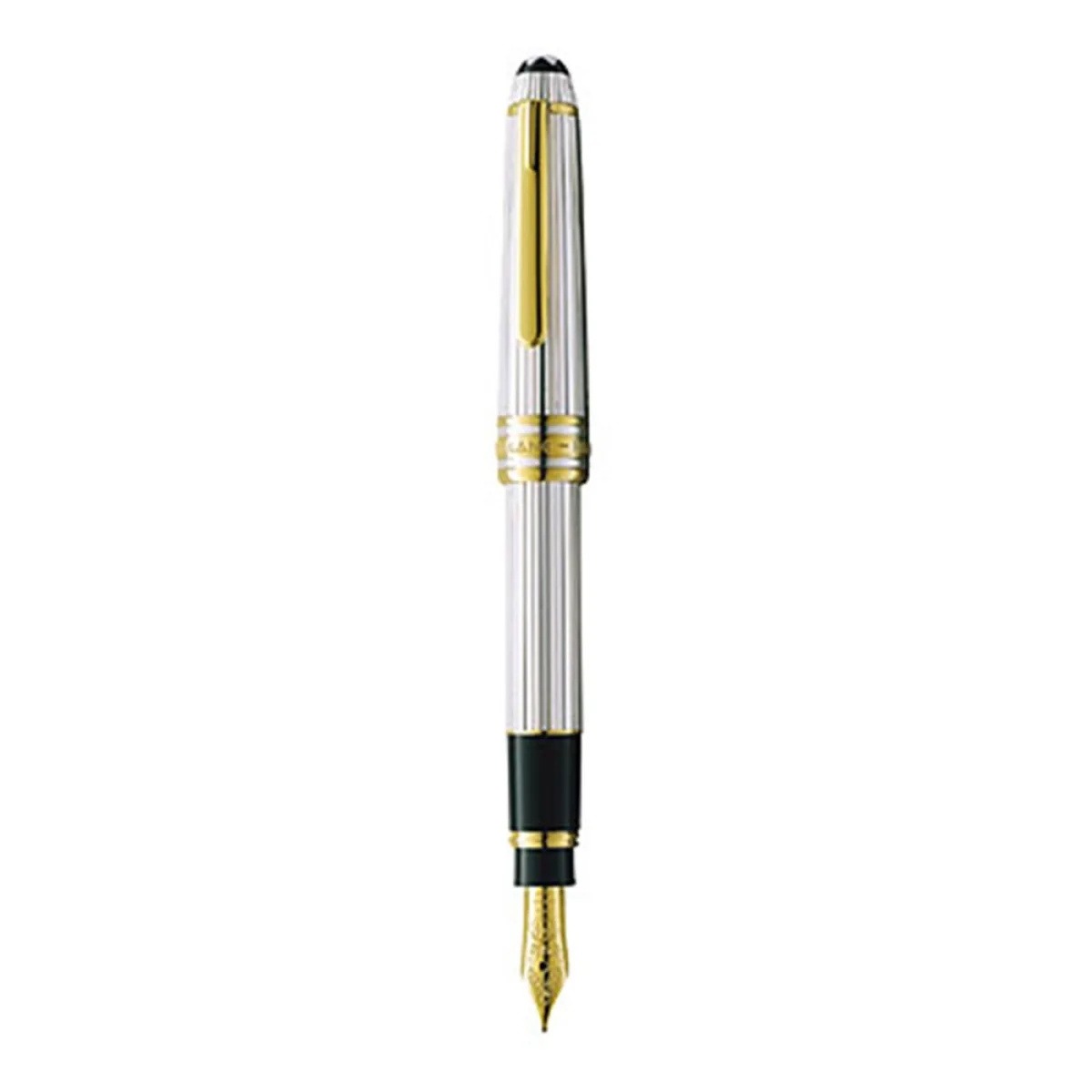 Sterling Silver Solitaire Mozart Fountain Pen, référence 18175