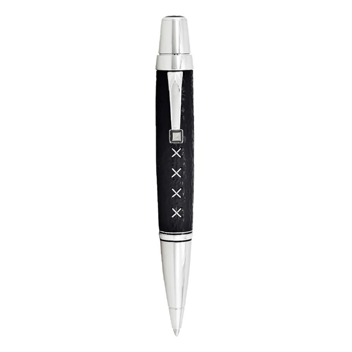 Black Sharkskin Ballpoint Pen, Referenz 38254