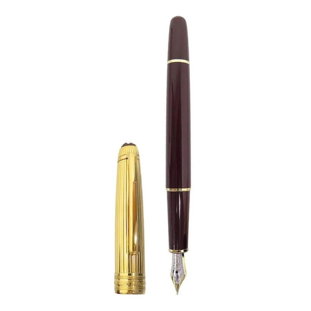 Bordeaux Solitaire Doué Vermeil Classique Fountain Pen, référence 1442