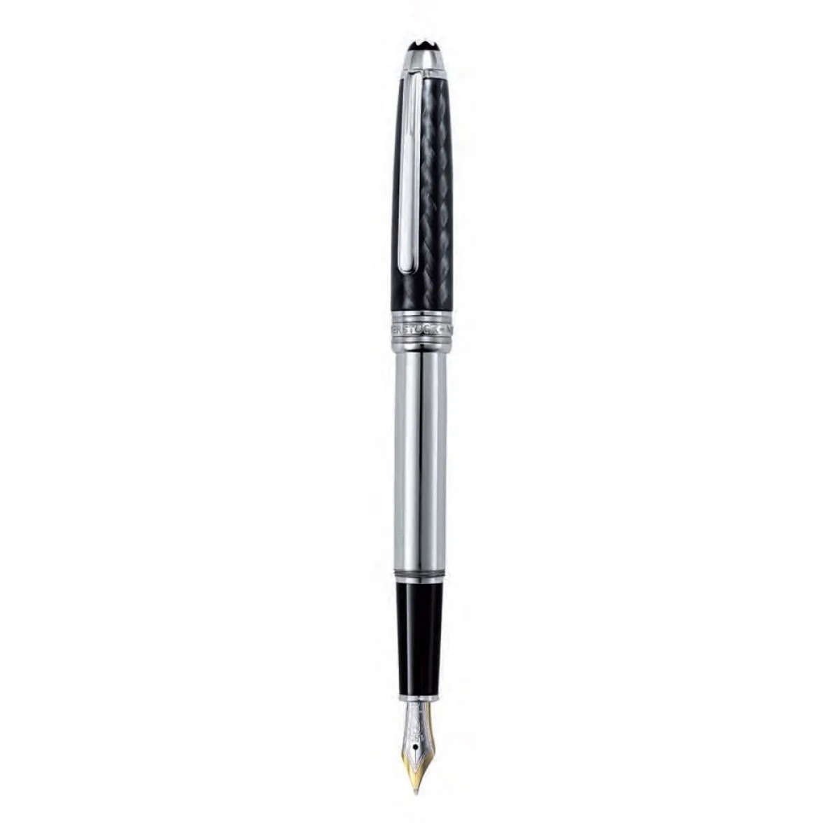 Carbon & Steel Solitaire Classique Fountain Pen, référence 5827