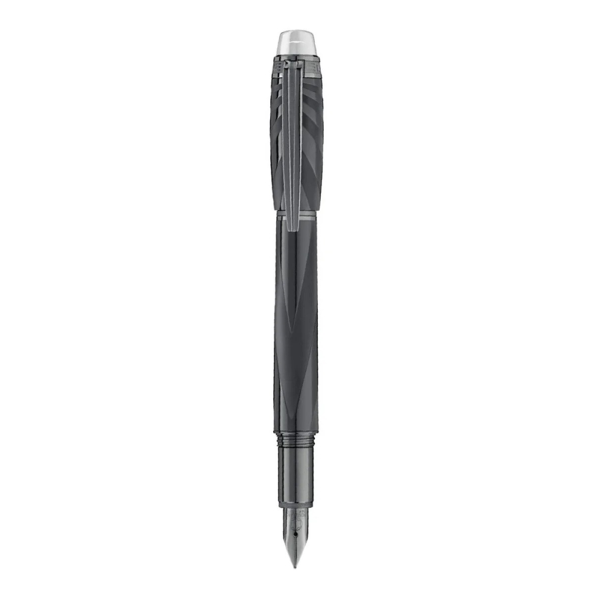 Dynamic Black Ceramic Fountain Pen, Referenz 114744