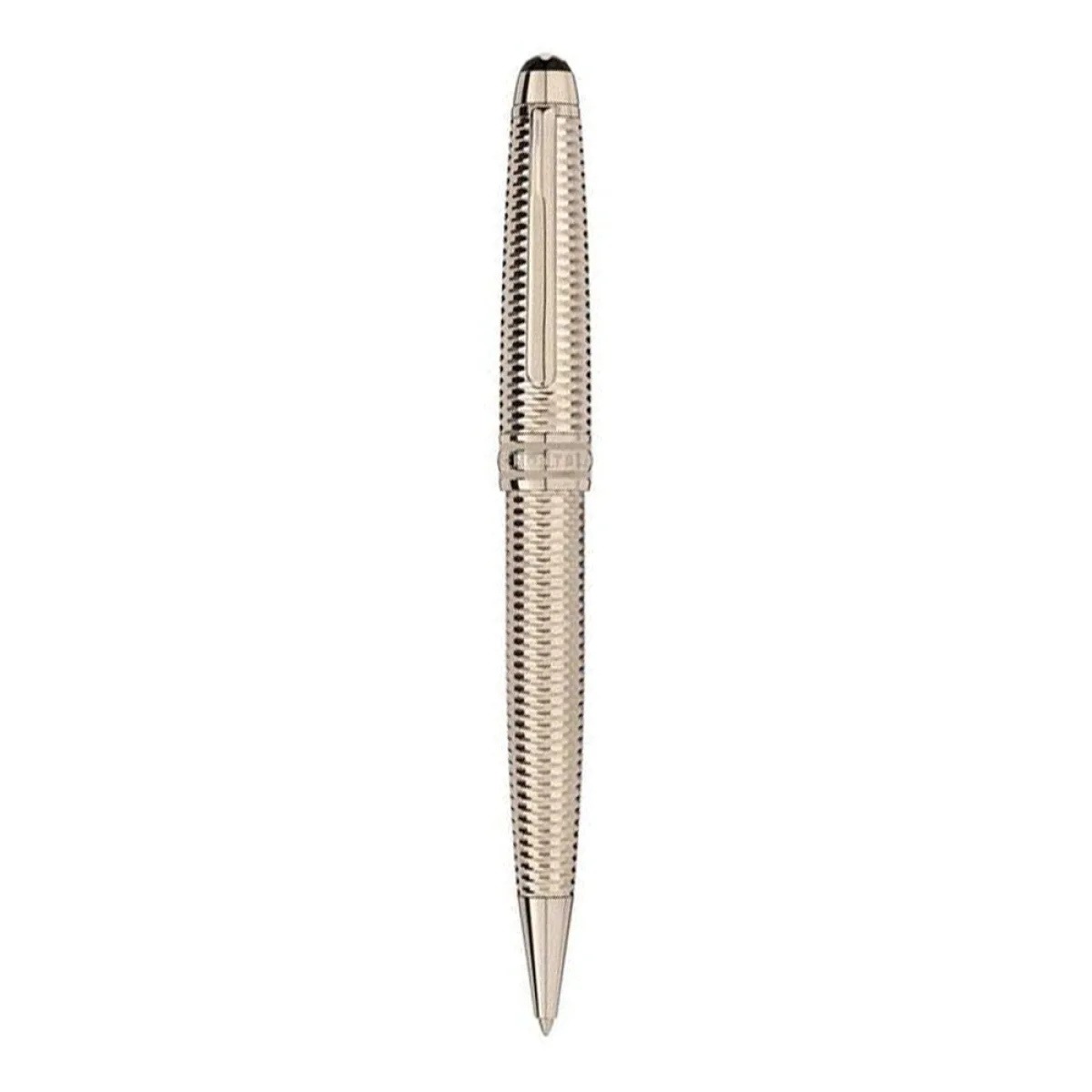 Geometry Champagne Gold Solitaire Midsize Ballpoint Pen, reference 118103