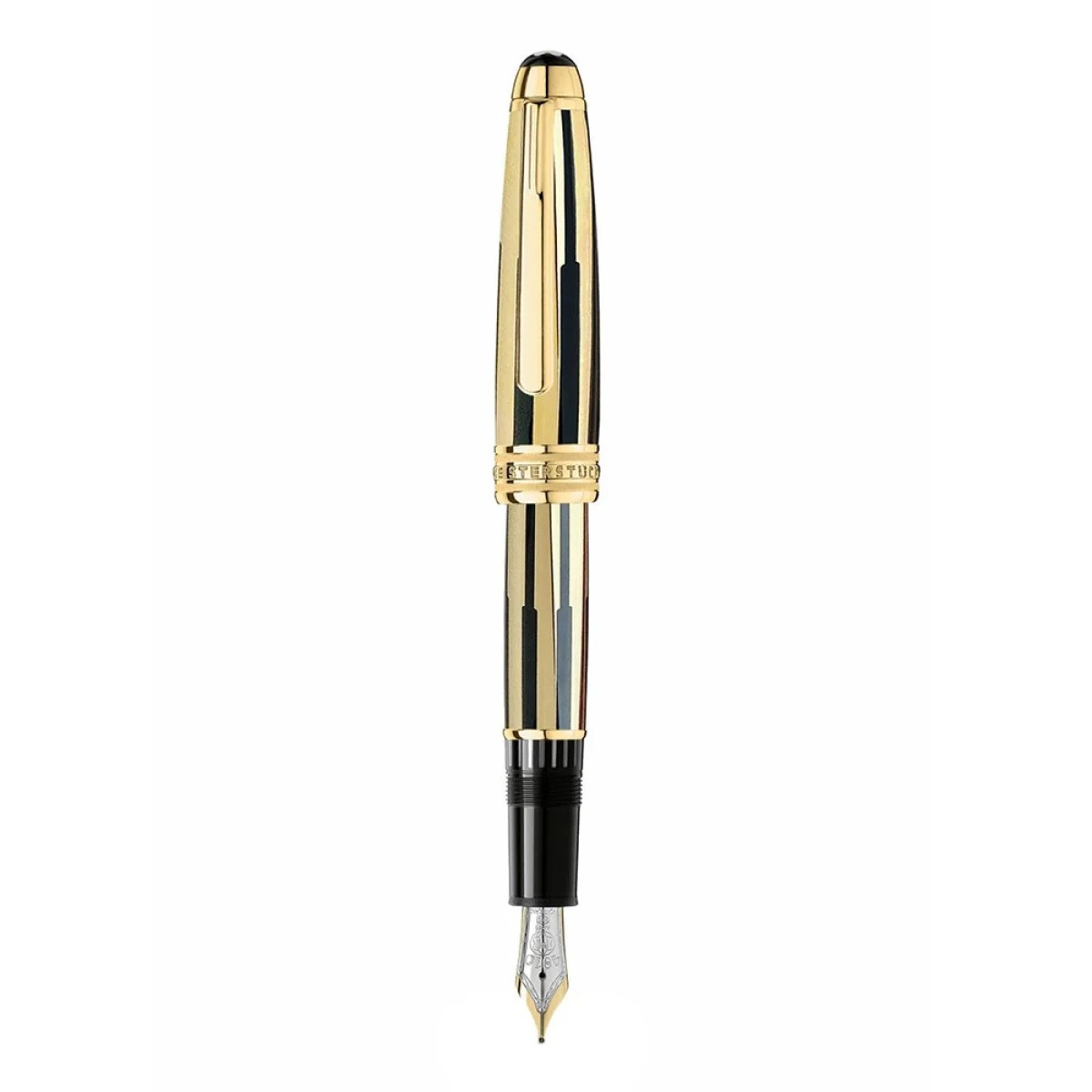 Gold & Black Solitaire LeGrand Fountain Pen, Referenz 35975