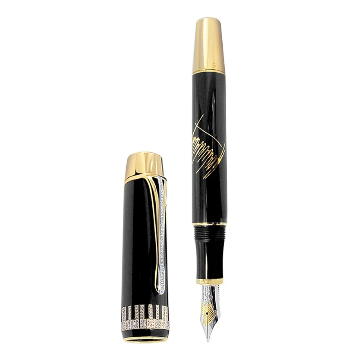 Herbert von Karajan LE8 Yellow Gold Fountain Pen, Referenz 9881