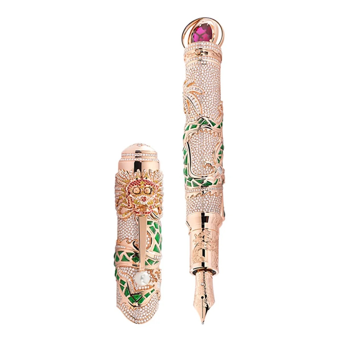 Kangxi LE1 Jade Dragon Fountain Pen, referência 119224