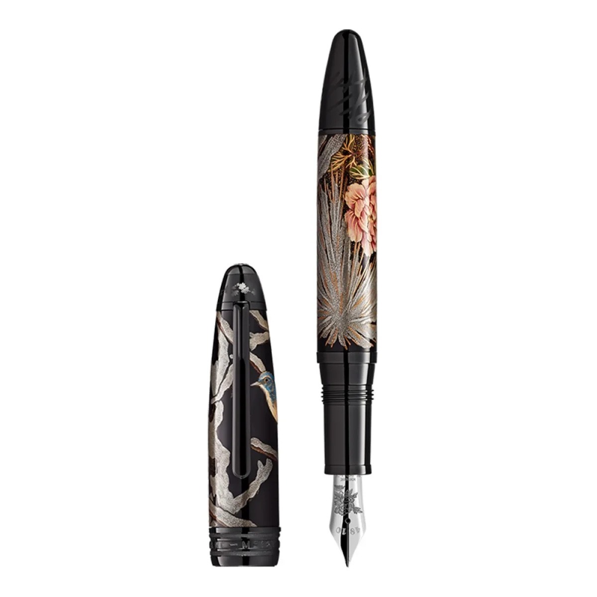 Maki-e Winter Peony LE8 Fountain Pen, référence 128945