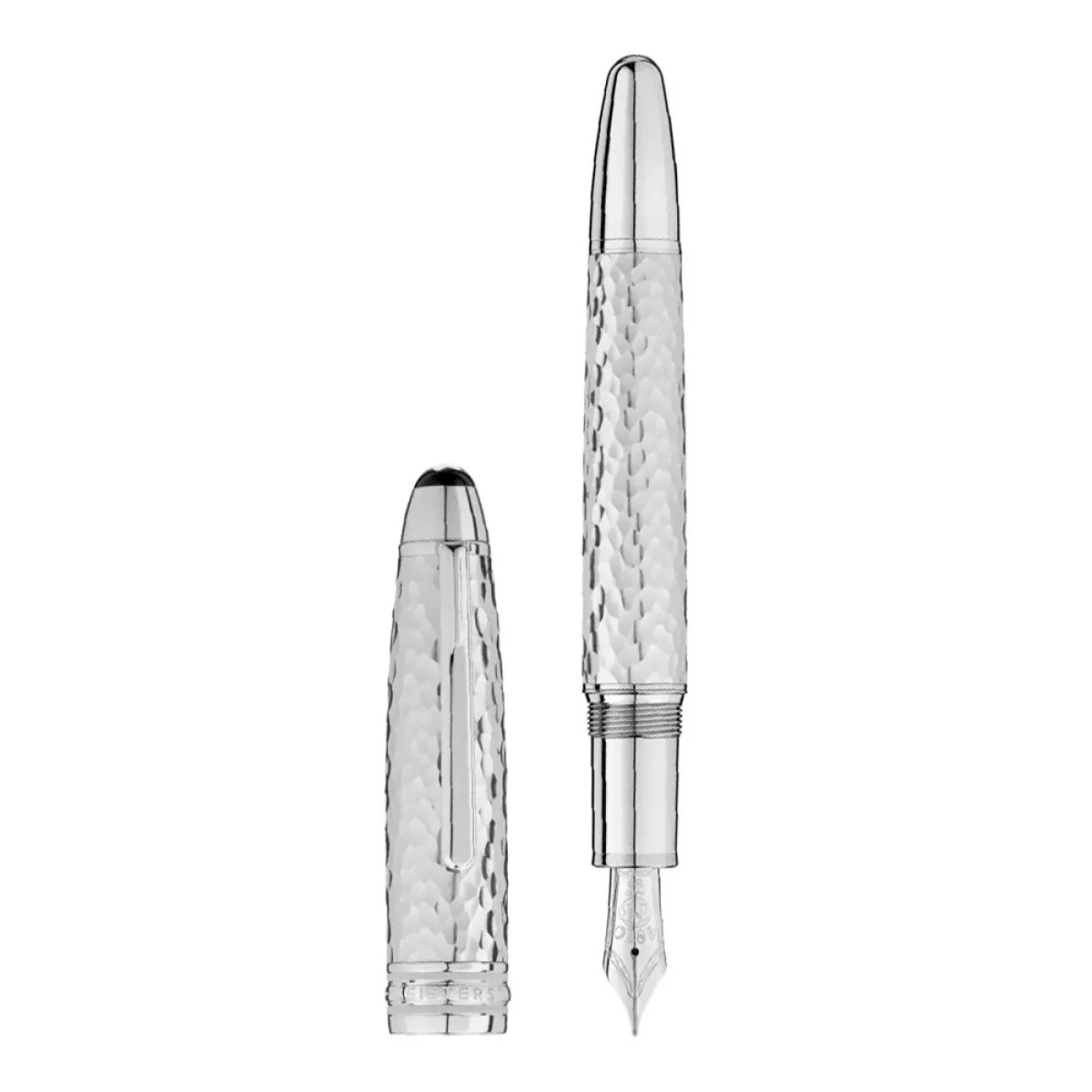 Martelé Sterling Silver Solitaire LeGrand Fountain Pen, reference 115097