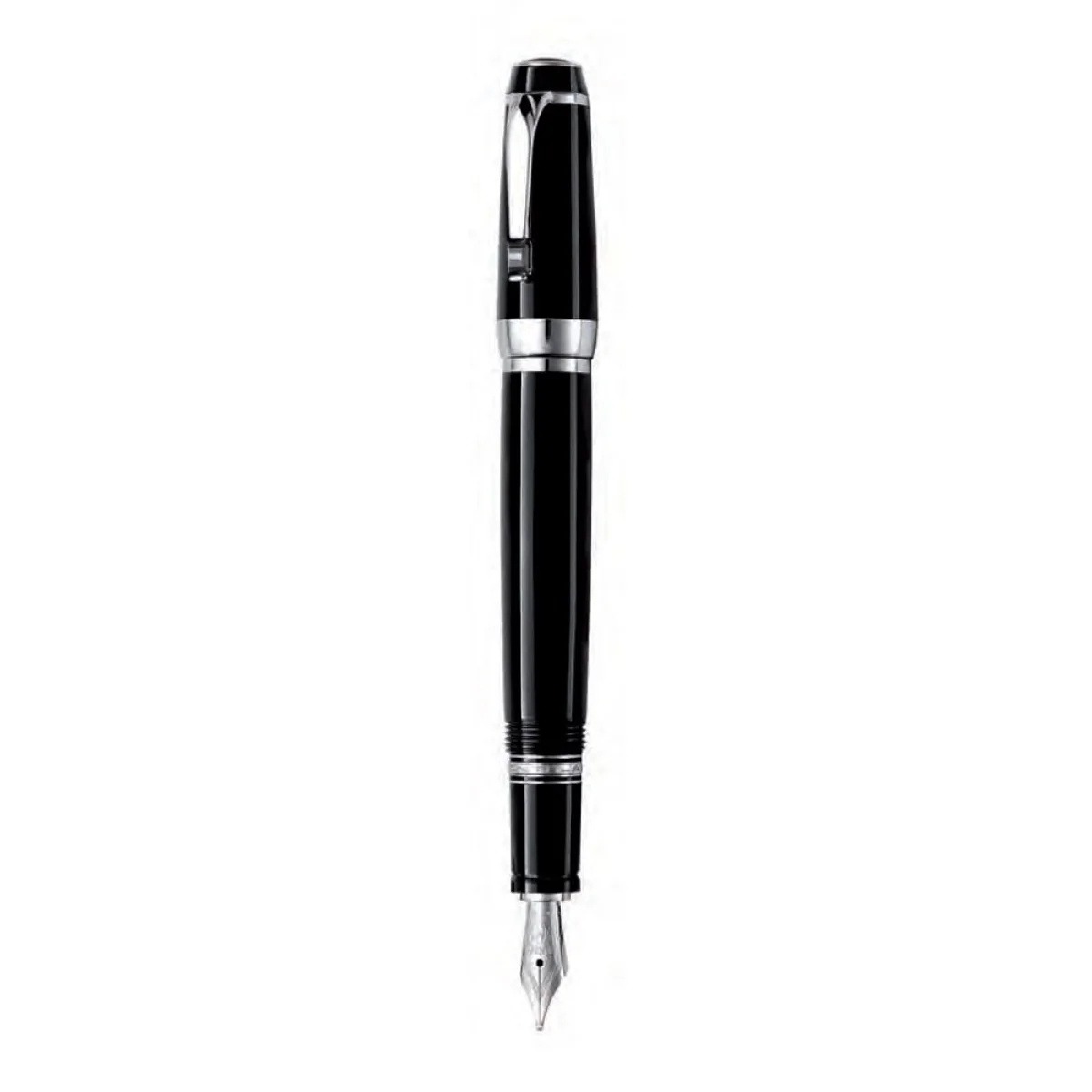 Noir/Platinum Resin Fountain Pen, reference 5049